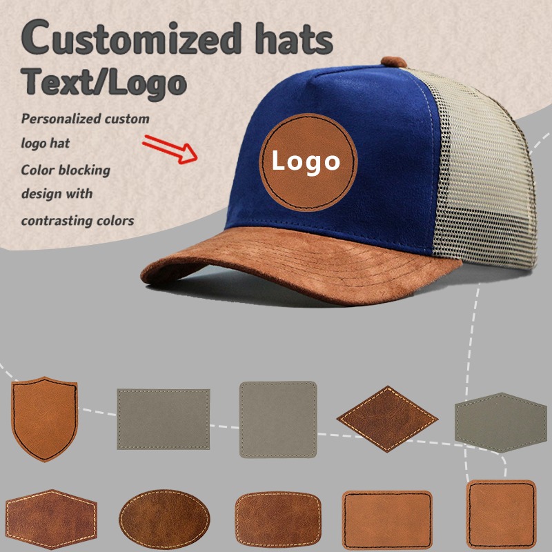 Baseball Cap Structured - 가죽 라벨 사용자 정의 로고 5