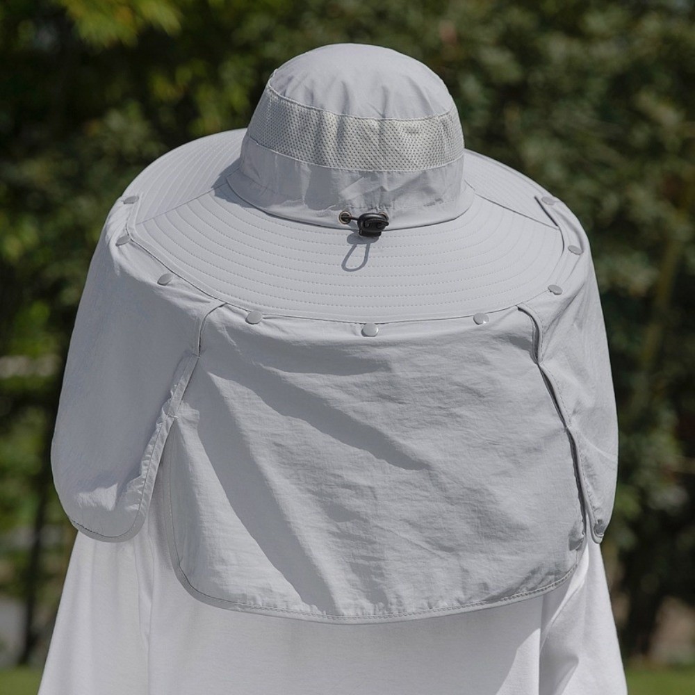 Bucket Hat Cotton - 심플한 천 소재 남성용 햇빛 가리개
