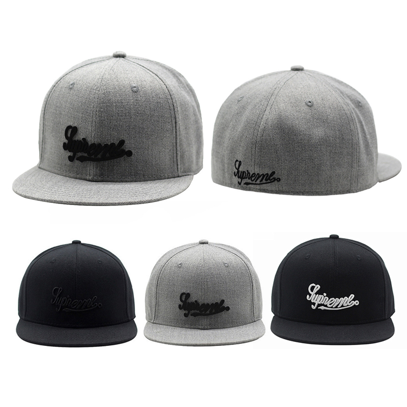 Baseball Cap Structured - 수 놓은 전체 폐쇄 장착 모자