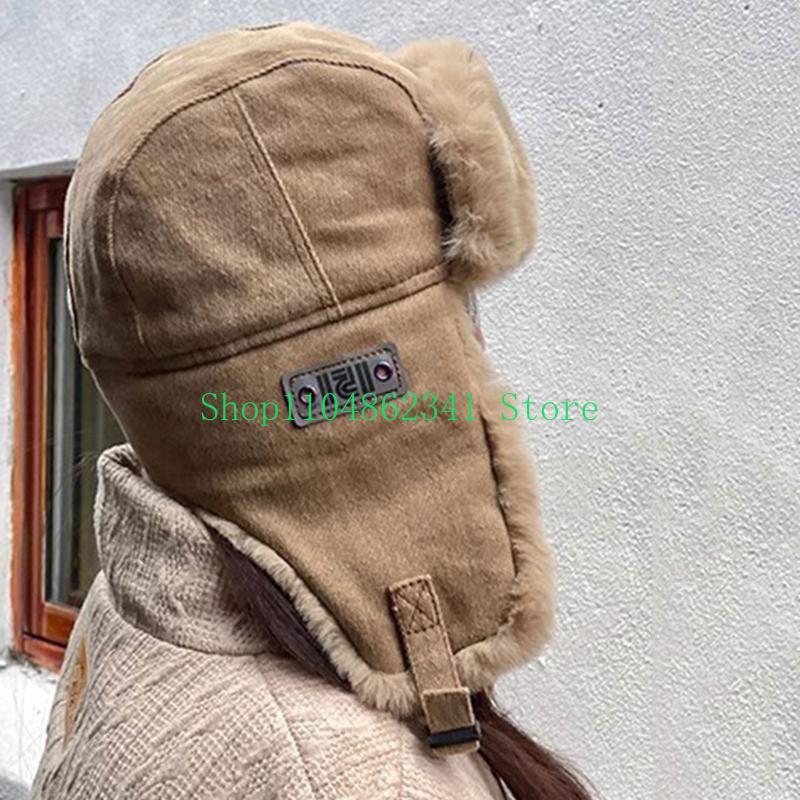 Trapper Hat Ear Flap - 652F Thicken Windproof 여성용 빈티지 스타일