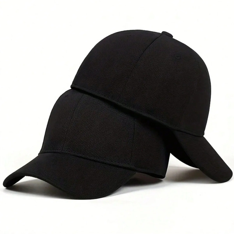 Baseball Cap Structured - 오픈 백 유니섹스 야구 모자 -