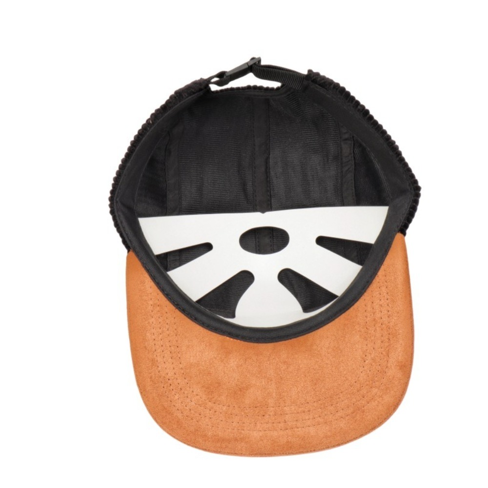Corduroy Cap 5 Panel - 캐주얼 레트로 플랫 챙 야구 모자