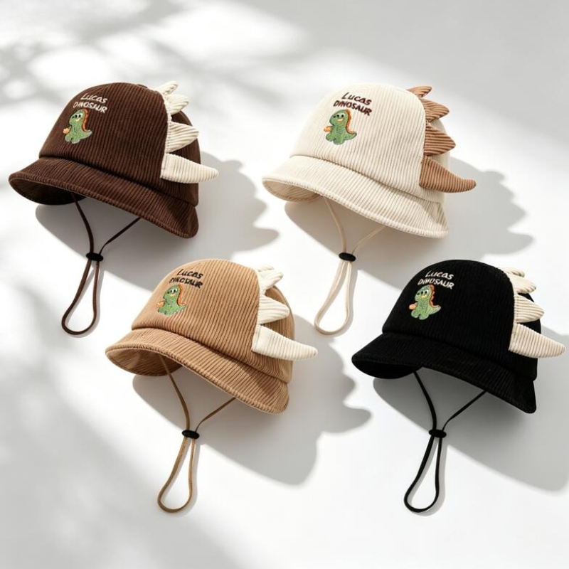 Bucket Hat Cotton - 귀여운 아기 태양 모자 봄 가을