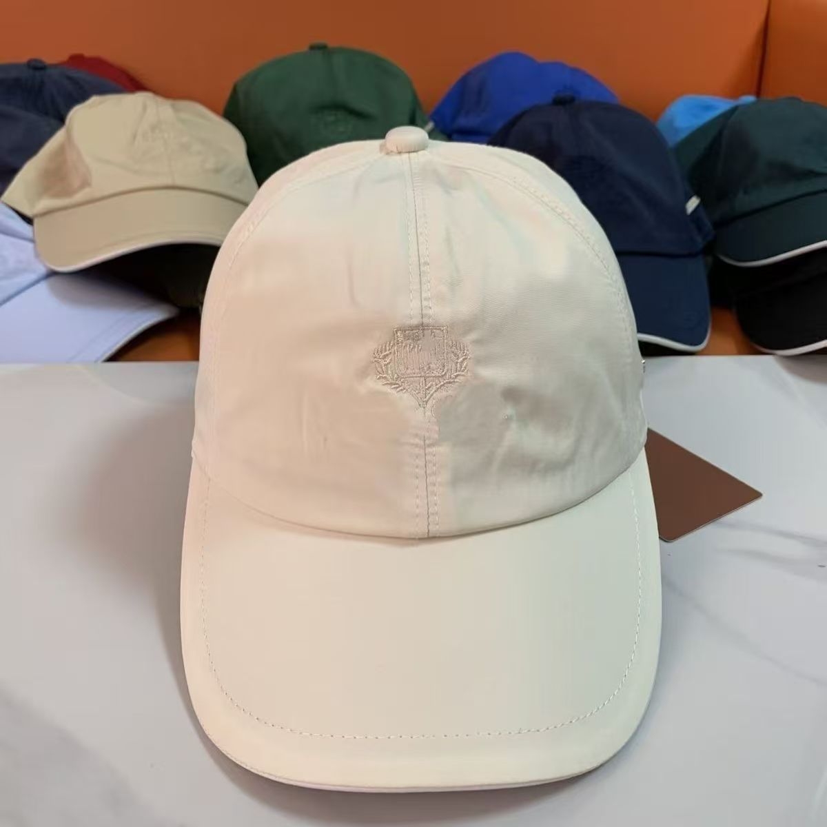 Baseball Cap Structured - 고품질 솔리드 컬러 야구 모자 남성