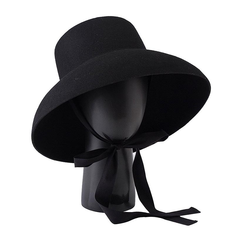 레트로 스타일 순수 양모 모자 와이드 브림 겨울 Fed - Fedora Hat Wool 리뷰 및 가격