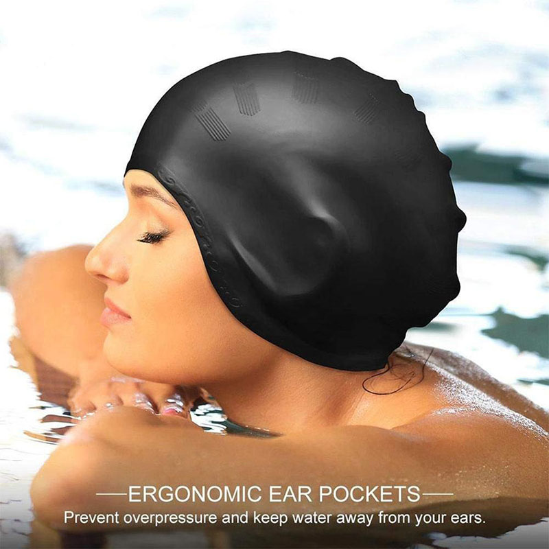 성인 수영 모자 남자 여자 실리콘 풀 모자 귀는 긴 짧 - Swim Hat Silicone 리뷰 및 가격