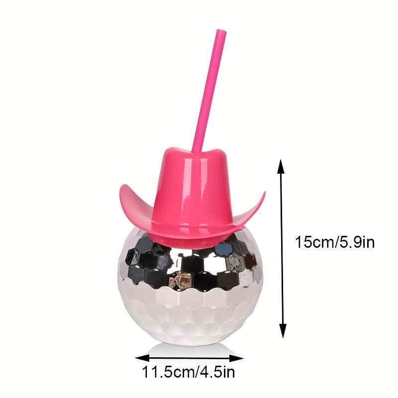 디스코볼 카우보이 모자 텀블러 (빨대 포함) 20oz  - Cowboy Hat Straw 리뷰 및 가격