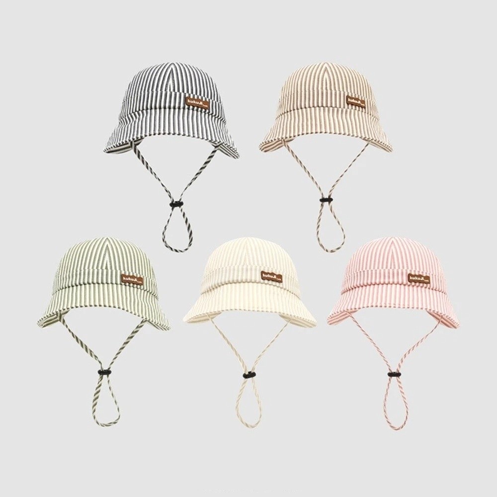 새로운 스트라이프 아기 버킷햇, 조절 가능한 통기성 좋 - Sun Hat Wide Brim 리뷰 및 가격