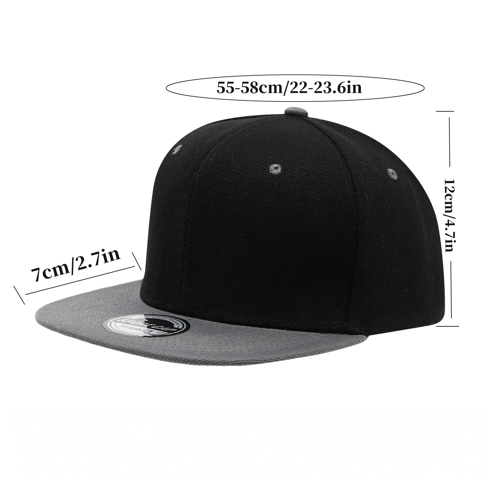 커스텀 로고 스냅백 캡 남성 힙합 남성용 본 베이스볼  - Snapback Hat Flat 리뷰 및 가격