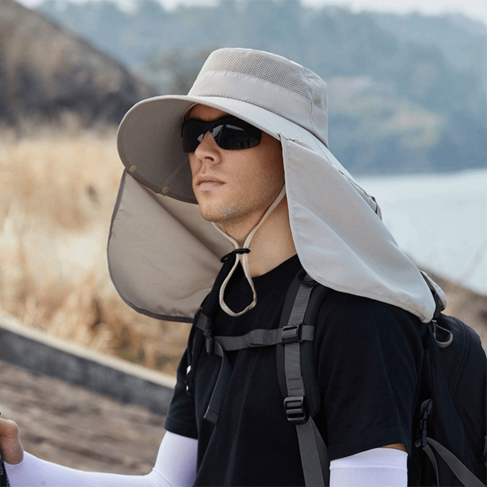 패션 의류 남성용 햇빛 가리개 모자 큰 챙 탈부착 가능 - Bucket Hat Cotton 리뷰 및 가격