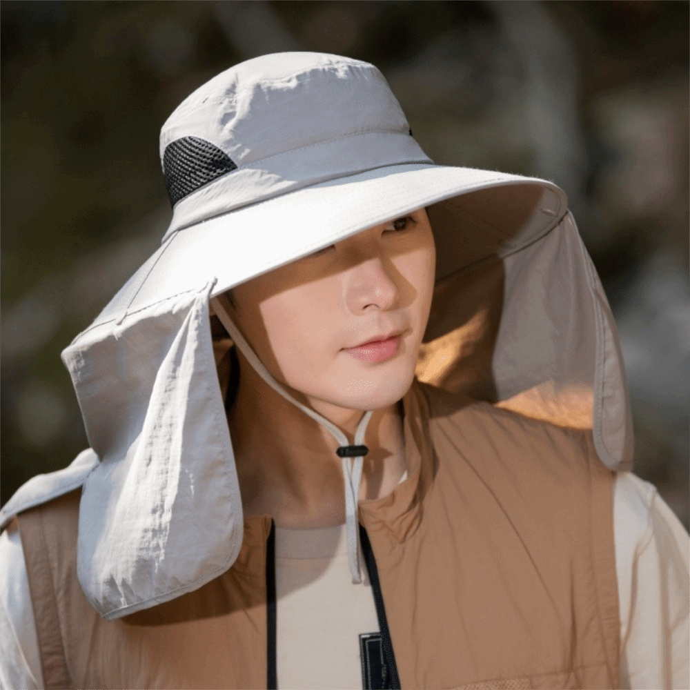 패션 의류 남성용 햇빛 가리개 모자 큰 챙 탈부착 가능 - Visor Sun Hat 리뷰 및 가격