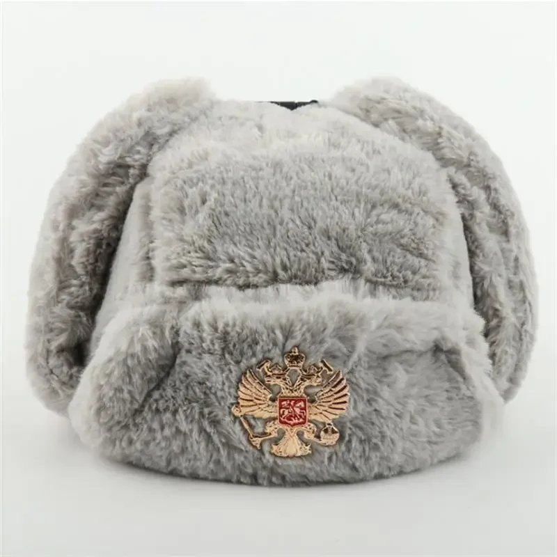 소련 배지 우샨카 남녀 공용 봄버 모자 CCCP 군사  - Winter Trapper Hat 리뷰 및 가격
