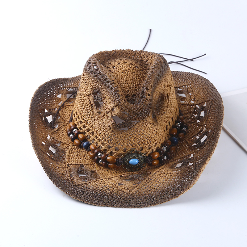 스페인 레트로 카우보이 밀짚모자 봄 여름 유니섹스 여행 - Cowboy Hat Straw 리뷰 및 가격
