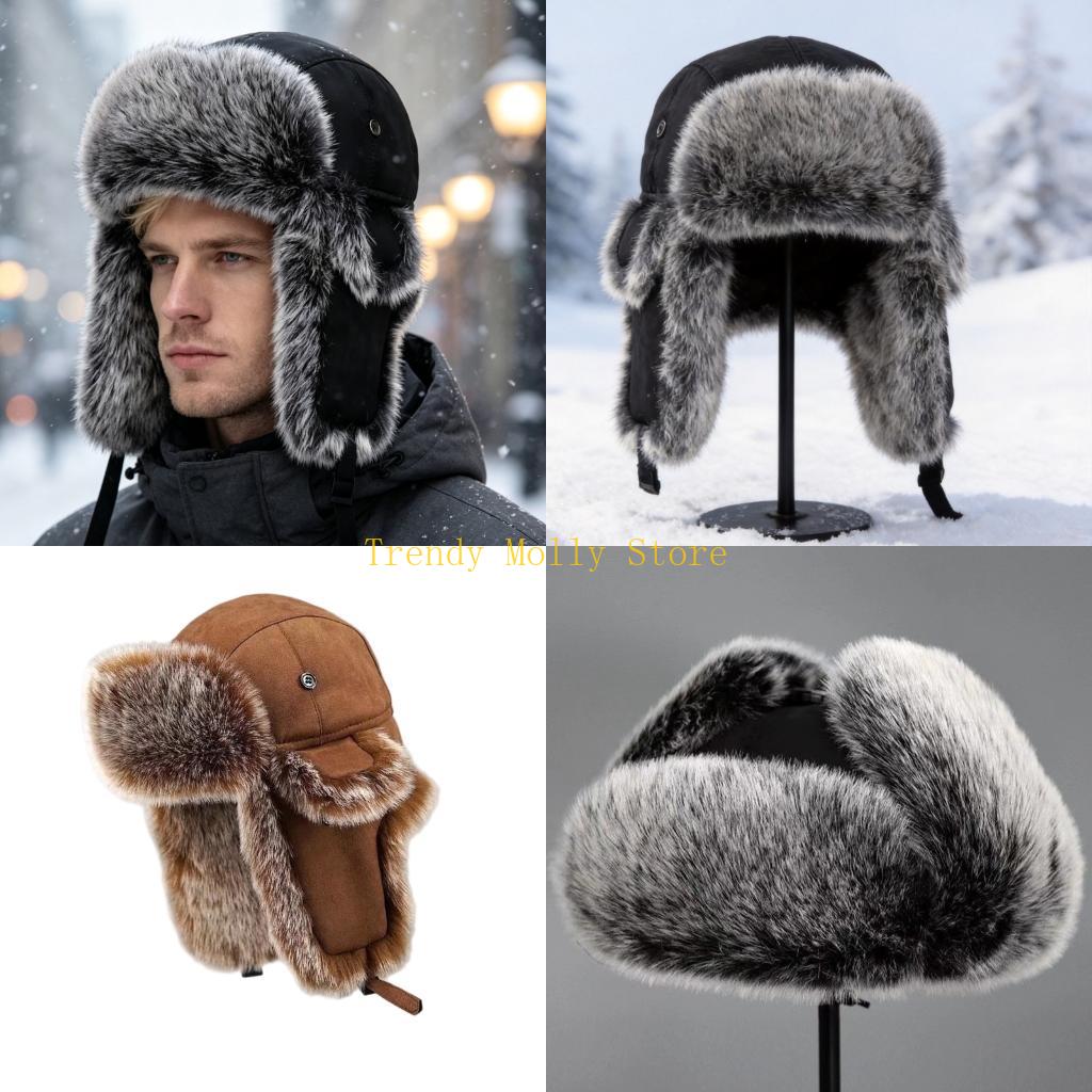 귀를 완전히 덮고 패딩 처리된 트래퍼 컴포트를 갖춘 N - Winter Trapper Hat 리뷰 및 가격