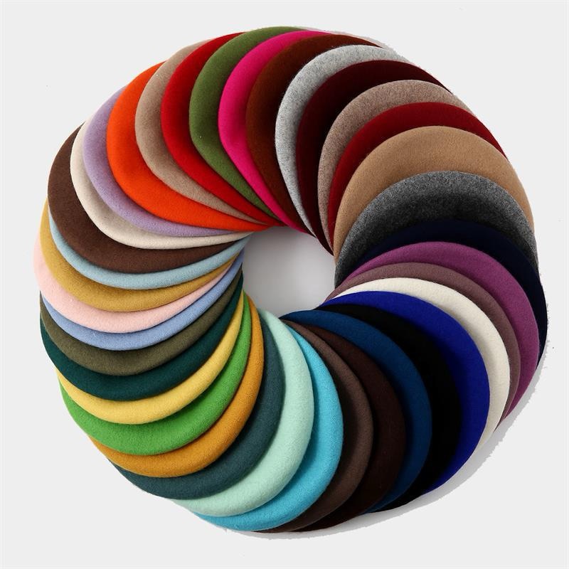 가을 클래식 프랑스산 울 베레모 여성용 빈티지 단색 부 - Beret French Wool 리뷰 및 가격
