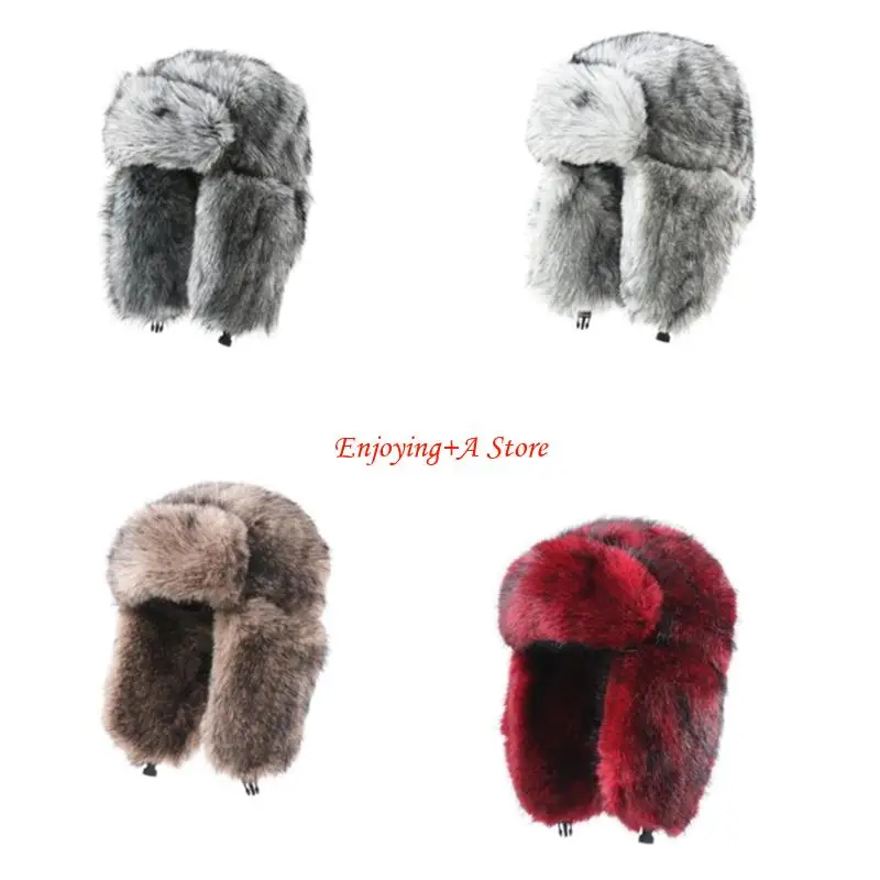 PXPB 남성 여성용 귀덮개가 있는 두꺼운 플러시 겨울 - Trapper Hat Ear Flap 리뷰 및 가격