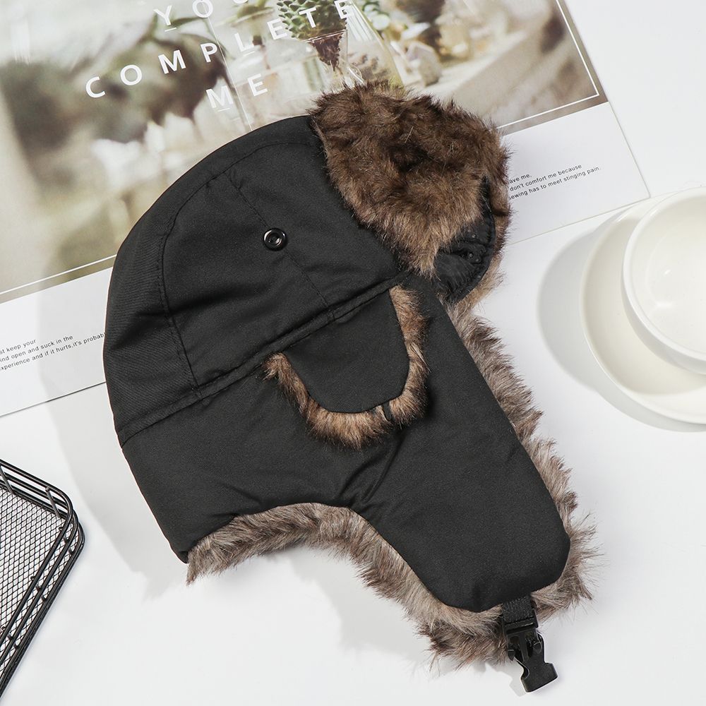 따뜻한 귀덮개 트래퍼 스키 모자 겨울 모자 러시아 우샨 - Trapper Hat Ear Flap 리뷰 및 가격
