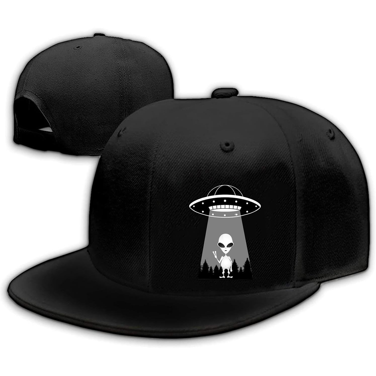 Ufo Aliens 남성용 스냅백 모자 플랫 빌 모자  - Snapback Hat Flat 리뷰 및 가격