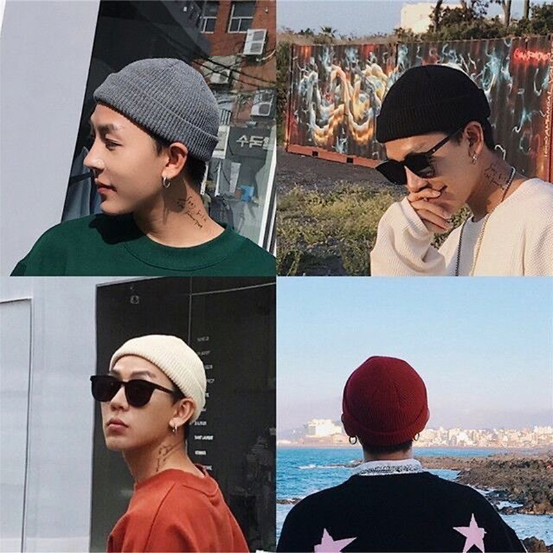 겨울용 따뜻한 유니섹스 울 비니 모자, 남성용 숏 니트 - Beanie Cuffed Knit 리뷰 및 가격