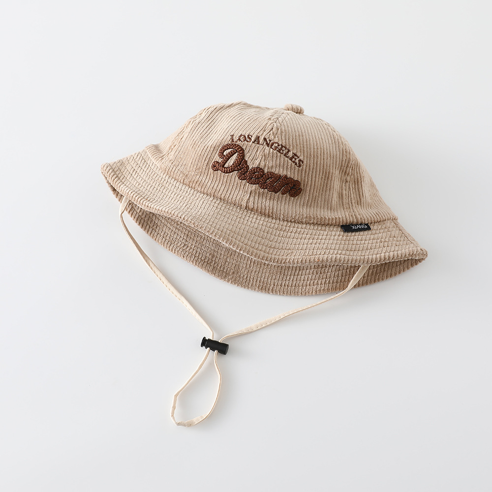 아기용 단색 자외선 차단 모자 남아용 보온 코듀로이 벙 - Bucket Hat Cotton 리뷰 및 가격