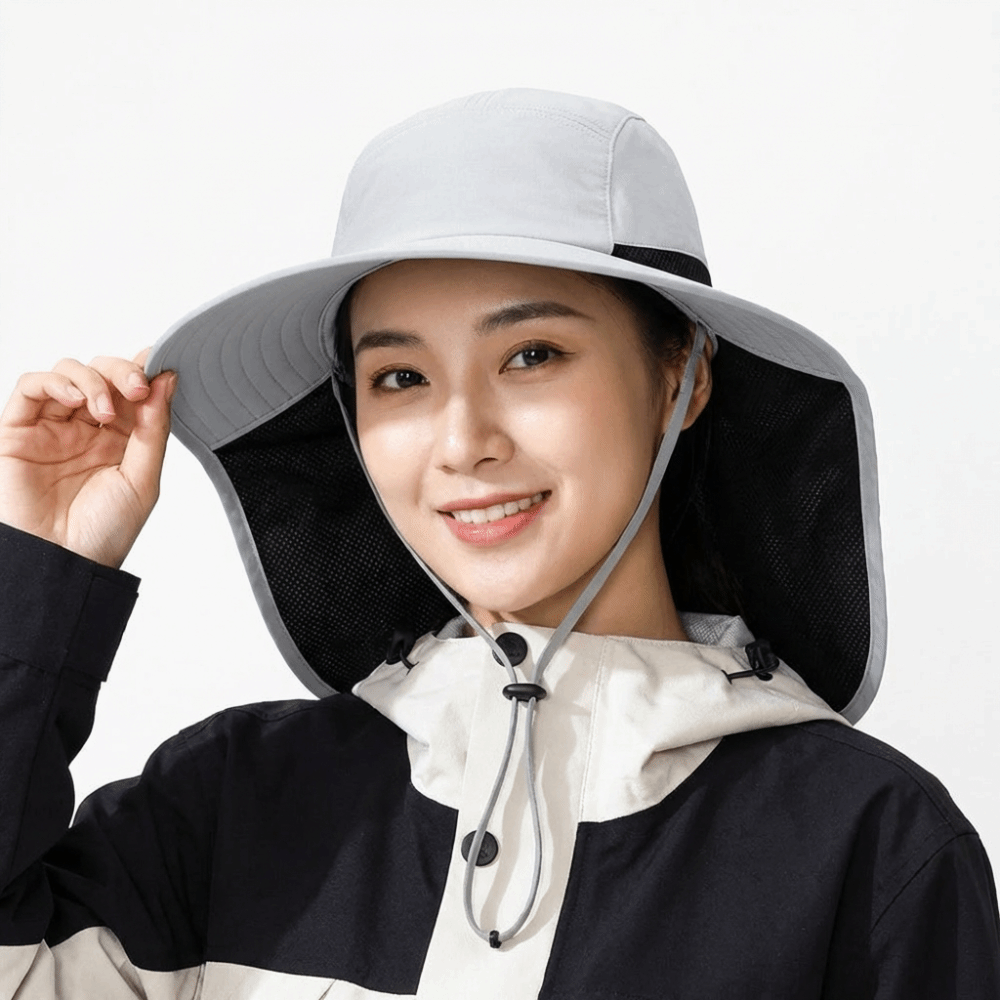 Sunhat 와이드 브림 야외용 태양 모자 목 플랩으로 - Bucket Hat Cotton 리뷰 및 가격